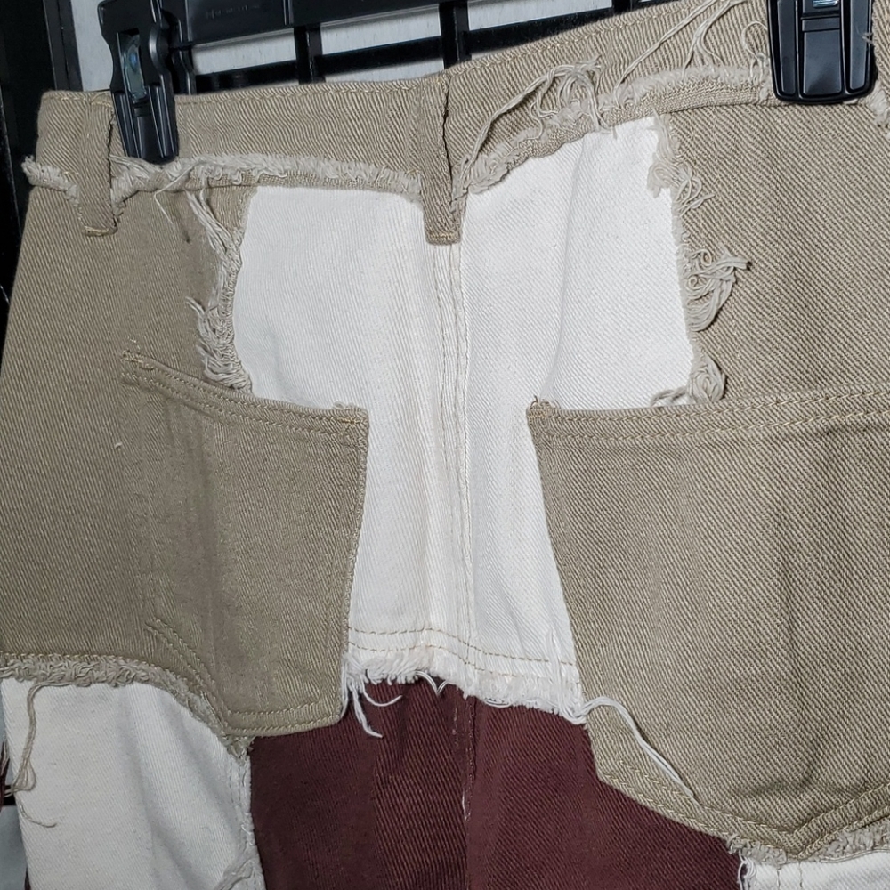 Patchwork Denim Jeans - Picture 4 of 7